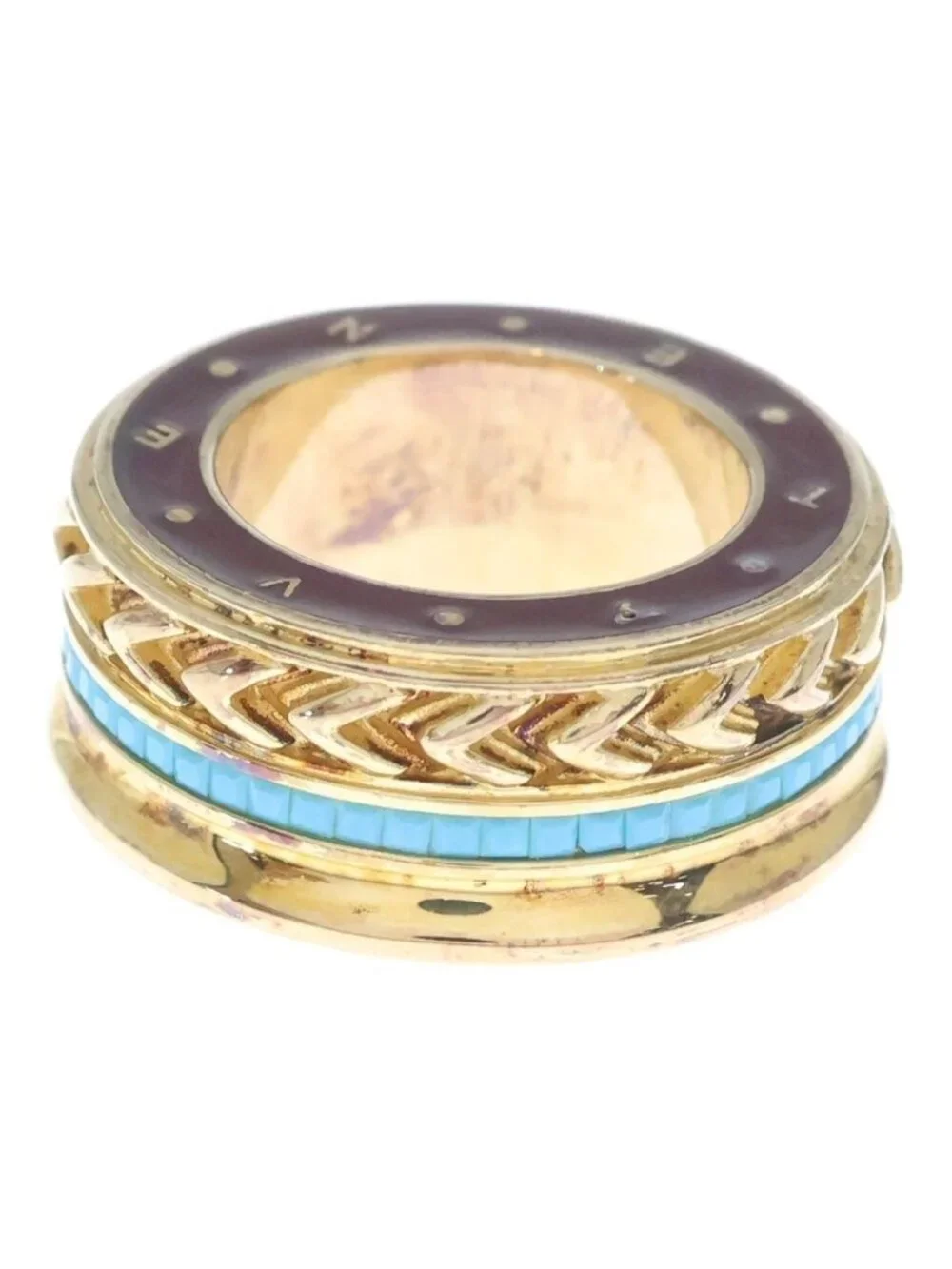 Bottega Veneta Design Ring Gold